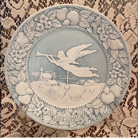 Set of 4 Vernon Ware Metlox Songs of Christmas Collectors Plates - Picture 7 of 8